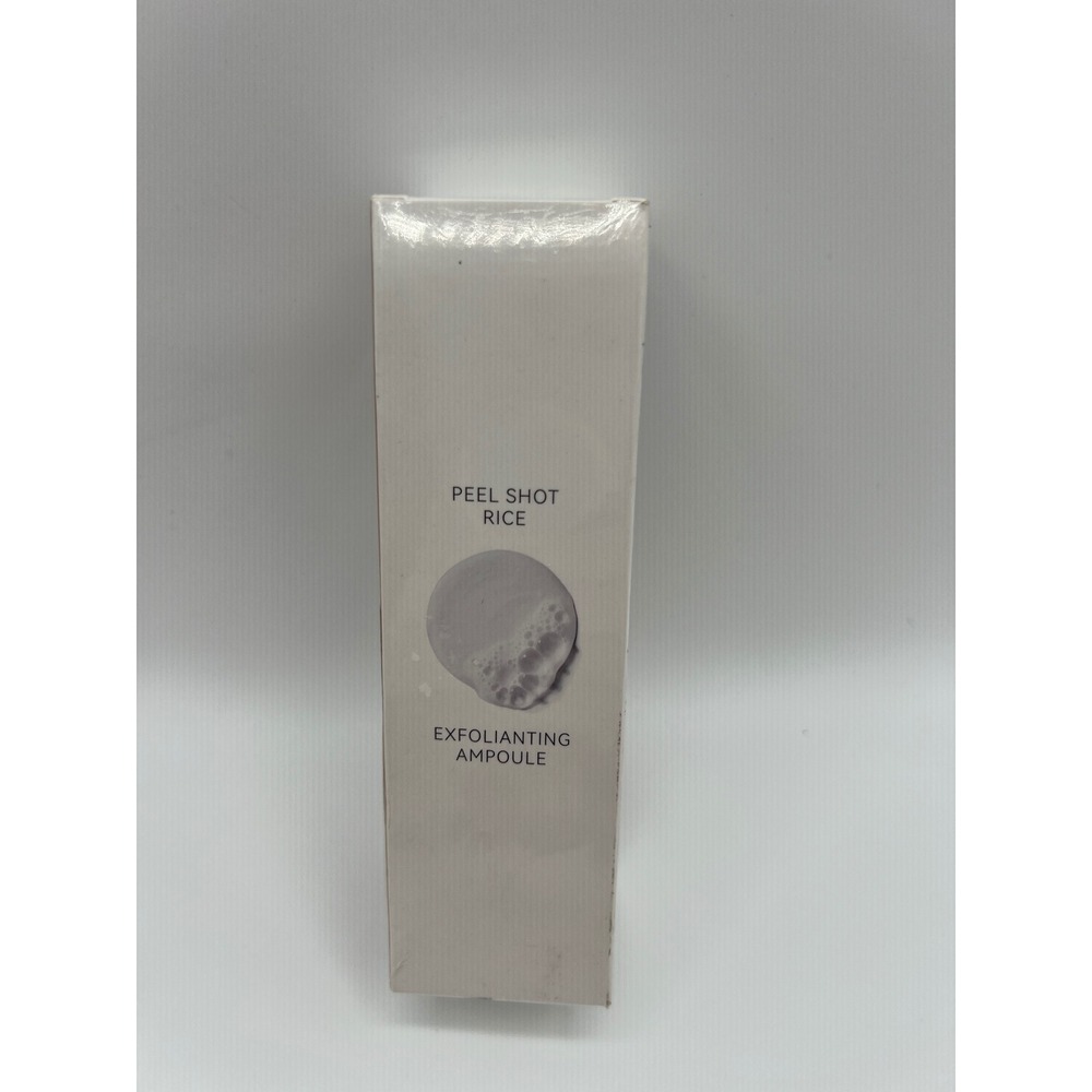 Peel Shot Rice Exfoliating Ampoule Brightening Niacinamide K-Beauty 1.69 fl oz